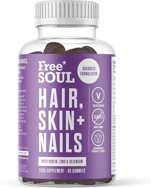 Free Soul Biotin Hair Supplement Delicious Hair Skin Nails Gummie Free Soul Biotin Hair Supplement Delicious Hair Skin Nails Gummie