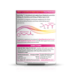 Vitabiotics Ultra L-Carnitine & ALA (60 Tablets)