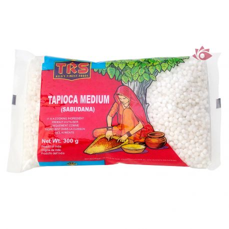 TRS Tapioca pearls Sabudana Medium Sago Seeds 300g