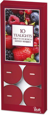 Price's Candles Aladino Mixed Berries 10 Scented Tea Lights