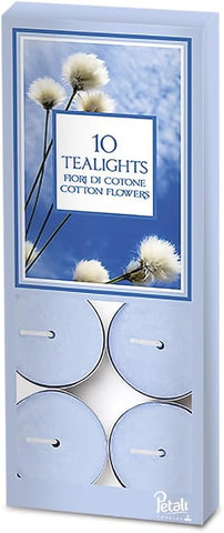 Prices Candles Cotton Flowers 10 Scented Tea Lights