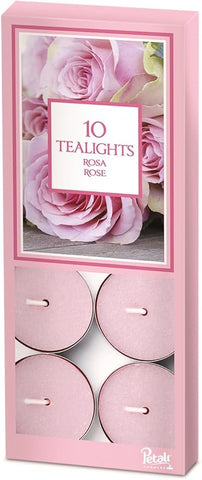 Prices Candles Rose 10 Scented Tea Lights
