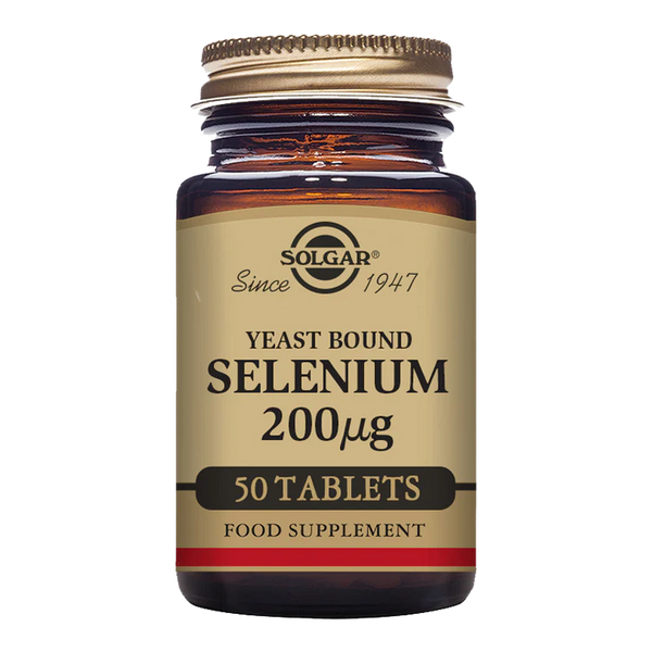 Solgar-Yeast Bound Selenium 200 mcg Tablets - Pack of 50 4.5 out of 5 star rating