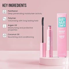 HAIR BURST Baby Hair Tamer Stick - Instant Smoothing & Finishing Baby Hair Flyaway Tamer, Non-Greasy Hair Frizz Control Brush with Nourishing Coconut & Argan Oils, Vegan & Cruelty-Free