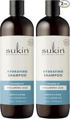 Sukin Natural Hydrating Shampoo, Coconut, 500 millilitre (Pack of 2)