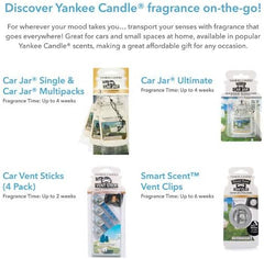 Yankee Candle Vent Sticks Car Air Fresheners | Midsummer's Night | 4 Count | Attaches to Vehicle Air Vents