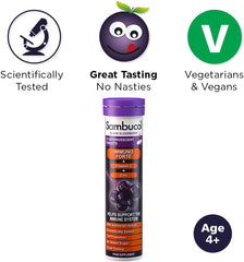 Sambucol Black Elderberry Effervescent 15 Tablets