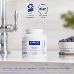 Pure Encapsulations Magnesium Glycinate 120mg - Bioavailable Magnesium Chelate Tiredness and Fatigue Supplement - 180 Capsules