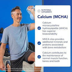 Pure Encapsulations - Calcium MCHA - Minerals, Bone and Teeth Support - 180 Capsules