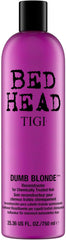 TIGI Bed Head Dumb Blonde Shampoo and Conditioner Set - Nourishing Professional Coloured Hair Treatment - Ideal For Blonde Hair - 750 ml (Pack of 2)