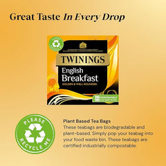 Twinings English Breakfast Tea, 4 x 80 bags
