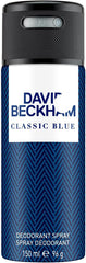 DAVID BECKHAM Classic Blue Deodorant Anti-Perspirant Body Spray for Men, 150 ml