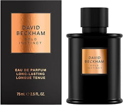 DAVID BECKHAM Bold Instinct - Eau de Parfum for Men - Aromatic Fragrance with Notes of Laurel Leaf, Nutmeg and Smoky Wood - Long Lasting - 75ml