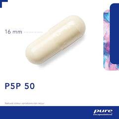 Pure Encapsulations P5P 50 - Activated Vitamin B6 - Pyridoxal-5'-Phosphate Tiredness and Fatigue Supplement - 60 Capsules