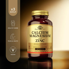 Solgar -Calcium Magnesium Plus Zinc Tablets