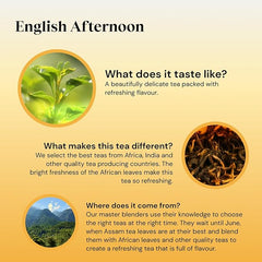 Twinings English Afternoon Tea | Light, Delicate & Refreshing Black Tea | Multipack Bulk Buy, 320 (4 x 80) Biodegradable Tea Bags