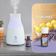 Yankee Candle Ultrasonic Aroma Diffuser Oil | Lemon Lavender Diffuser Refill | 10ml