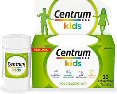 Centrum Kids Multivitamins & Minerals Tablets, 16 essential nutrients including Vitamin D, 30 Tablets
