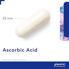 Pure Encapsulations Ascorbic Acid - 1000mg Professional Strength Vitamin C - Hypoallergenic Supplement - 90 Capsules