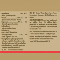 Solgar -Calcium Magnesium Plus Zinc Tablets