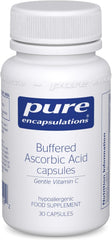 Pure Encapsulations Buffered Ascorbic Acid - Gentle Vitamin C 670mg - with Calcium Ascorbate, Magnesium Ascorbate and Potassium Ascorbate - 30 Capsules