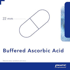 Pure Encapsulations Buffered Ascorbic Acid - Gentle Vitamin C 670mg - with Calcium Ascorbate, Magnesium Ascorbate and Potassium Ascorbate - 30 Capsules