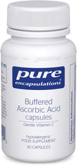 Pure Encapsulations Buffered Ascorbic Acid - Gentle Vitamin C 670mg - with Calcium Ascorbate, Magnesium Ascorbate and Potassium Ascorbate - 30 Capsules
