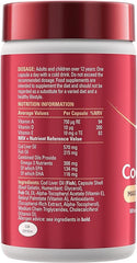 Seven Seas Cod Liver Oil Tablets, Maximum Strength, 885 mg Cod Liver Oil & Fish Oil, 308 mg Omega-3, 60 Capsules With Vitamin D, EPA & DHA