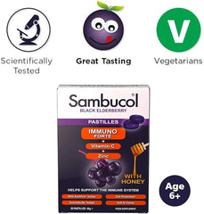 SAMBUCOL IMMUNO FORTE PASTILLES 20S