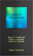 DAVID BECKHAM True Instinct - Eau de Parfum for Men - Woody & Ambery Fragrance with Notes of Pine Needle, Cedarwood and Vetiver - Long Lasting - 75ml