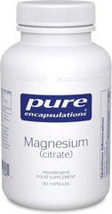 Pure Encapsulations Magnesium (Citrate) 150mg - Highly Bioavailable Magnesium Chelate - 90 Capsules