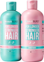 HAIR BURST- Shampoo and Conditioner Set - SLS Free Hair Growth and Thickening Treatment for Women - Coconut and Avocado Scented - Suitable for All Hair Types, Promotes Strong and Healthy Hair