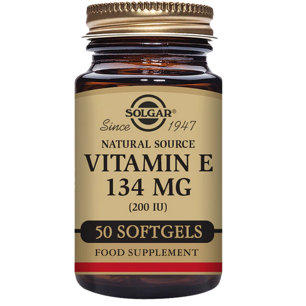 Solgar -Natural Source Vitamin E 134 mg (200 IU) Vegetable Softgels