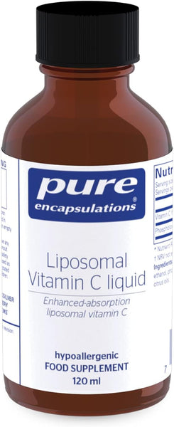 Pure Encapsulations - Liposomal Vitamin C Liquid - Enhanced-Absorption Liposomal Vitamin C - 120ml