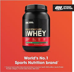 Optimum Nutrition Gold Standard 100% Whey Muscle Building and Recovery Protein Powder With Naturally Occurring Glutamine and BCAA Amino Acids, Chocolate Mint Flavour, 29 Servings, 899 g
