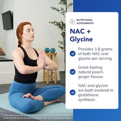 Pure Encapsulations NAC + Glycine Powder - Supports Antioxidant, Liver, Respiratory, and Immune Health - 159g