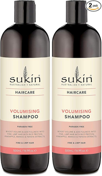 Sukin Volumizing Hair Shampoo (Pack of 2)