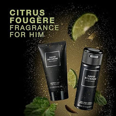 David Beckham Instinct Giftset For Him including Shower Gel 150ml and Deodorant Body Spray 150ml