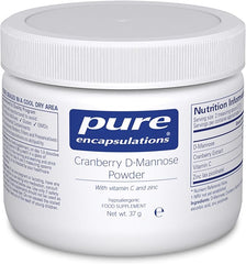 Pure Encapsulations Cranberry D-Mannose Powder - Highly Concentrated Mannose - Natural and Pure Ingredients - with Vitamin C and Zinc - 37g