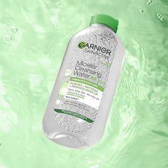 Garnier Micellar Cleansing Water For Combination Skin, Gentle Face Cleanser and Makeup Remover, Fragrance Free, Recognised By The British Skin Foundation, Use With Reusable Micellar Eco Pads, 400 ml