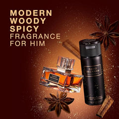 David Beckham Intimately Giftset For Him including Eau de Toilette 75ml and Deodorant Body Spray 150ml