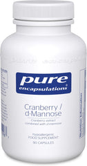 Pure Encapsulations - Cranberry/D-Mannose - Cranberry Extract Combined with D-Mannose - 90 Vegetarian Capsules