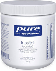Pure Encapsulations Inositol Powder 2g - Supports Mental Health, Hormonal Balance, Metabolic Health - 250 Grams