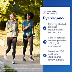 Pure Encapsulations Pycnogenol 100mg - Premium Maritime Pine Bark Extract Supplement - 30 Vegetarian Capsules