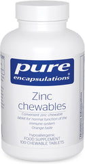 Pure Encapsulations Zinc Chewables - 100 Chewable Tablets