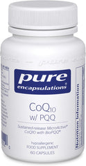 Pure Encapsulations CoQ10 – SR with PQQ - Protects from oxidative Stress, Supports Immune System - 60 Capsules