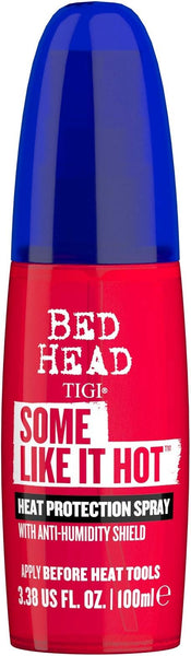 Bed Head by TIGI | Some Like It Hot Heat Protection Spray For Hair | Anti Frizz Hair Products For Straightening, Curling and Drying | Ideal For All Hair Types | 100ml