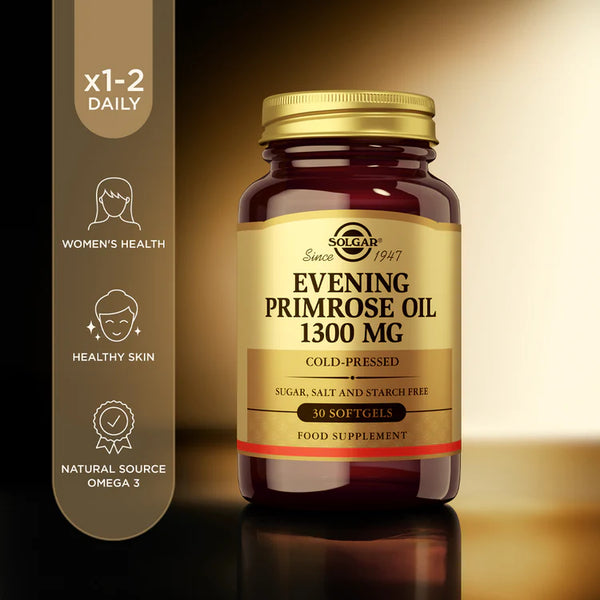 Solgar-Evening Primrose Oil 1300 mg Softgels - Pack of 30