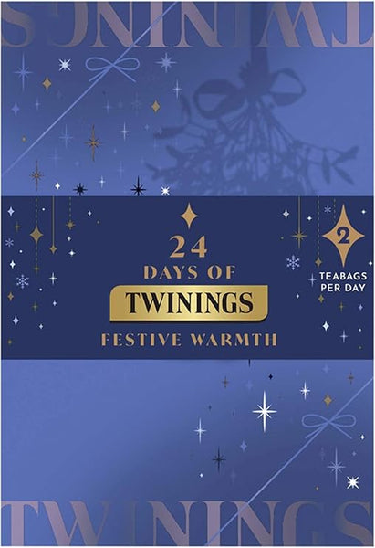 Twinings Luxury Advent Calendar 2024 Premium Tea Selection | Ideal Secret Santa Christmas Gift Idea For Women & Men | 48 Tea bags | 24 Delightful Green & Herbal Infusion Tea Bags