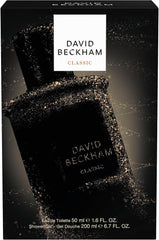 David Beckham Classic Giftset For Him including Eau de Toilette 50ml and Shower Gel 200ml